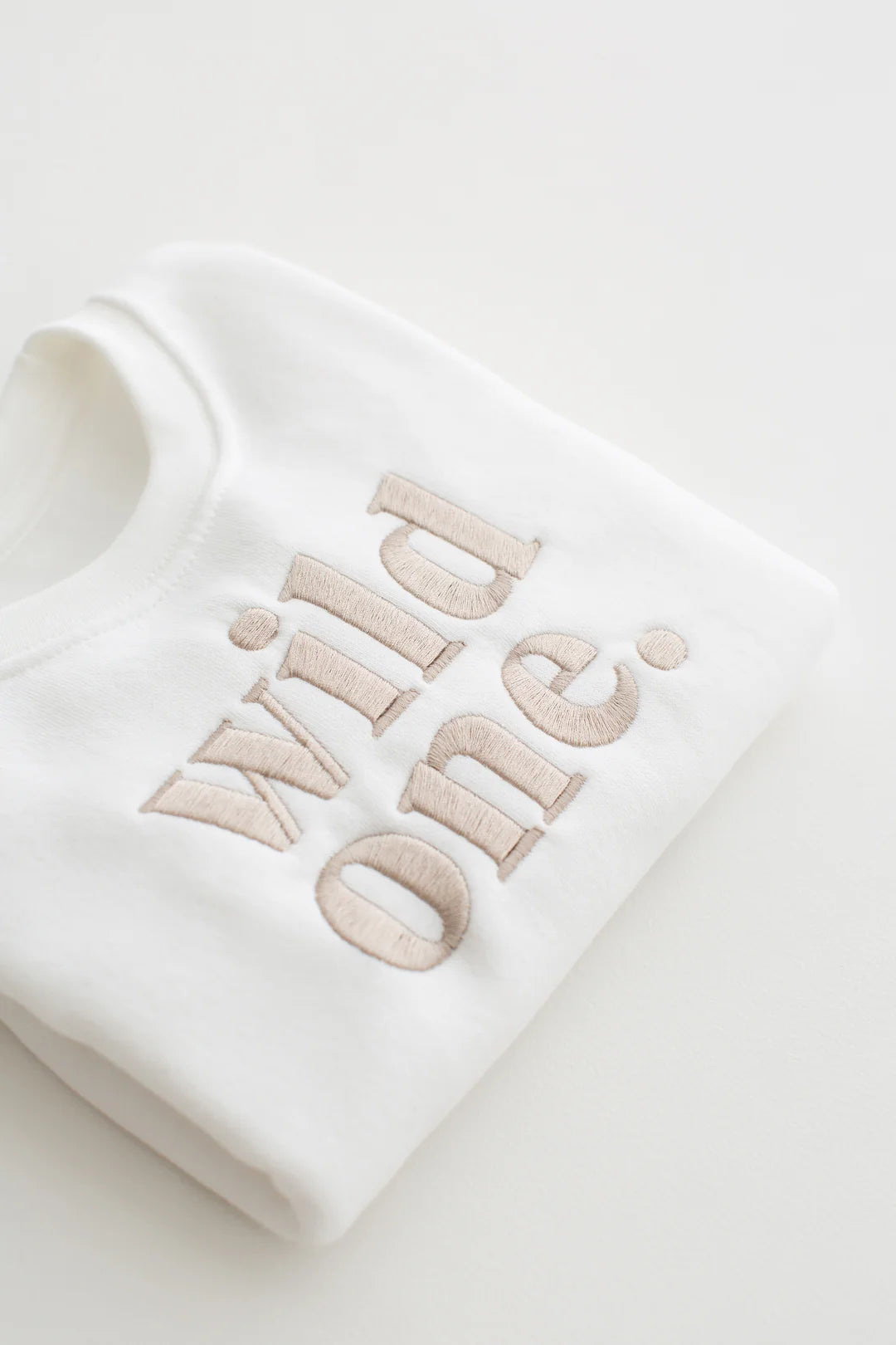 WILD ONE BIRTHDAY SWEATSHIRT - EMBROIDERY