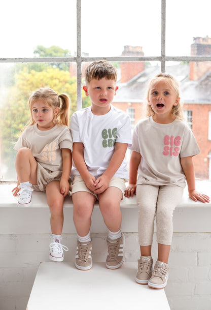 Big sibling era Tshirt - Bubble Print