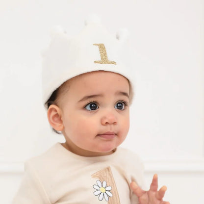 FABRIC 1ST BIRTHDAY CROWN