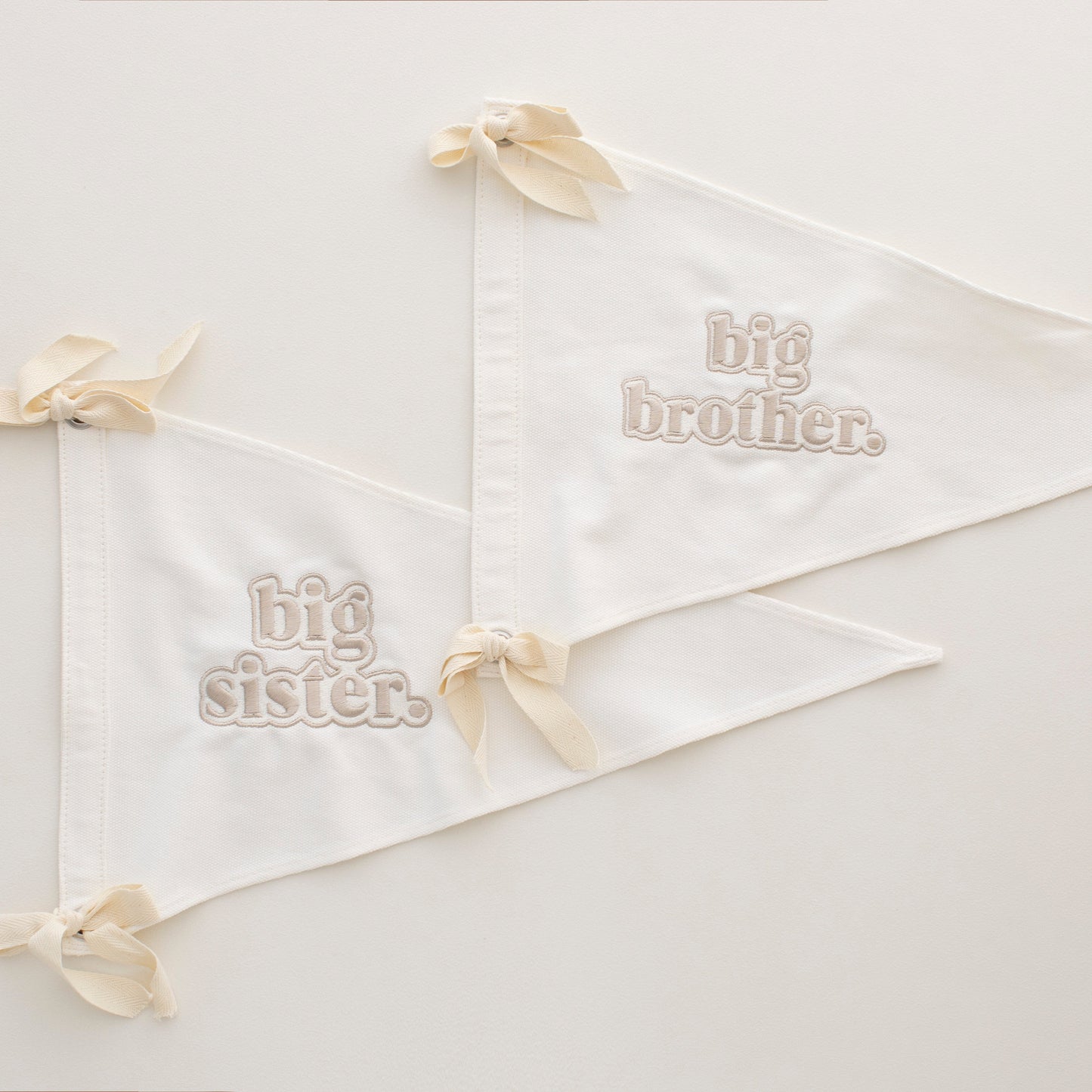 Sibling Wall Flag Banner - Embroidered