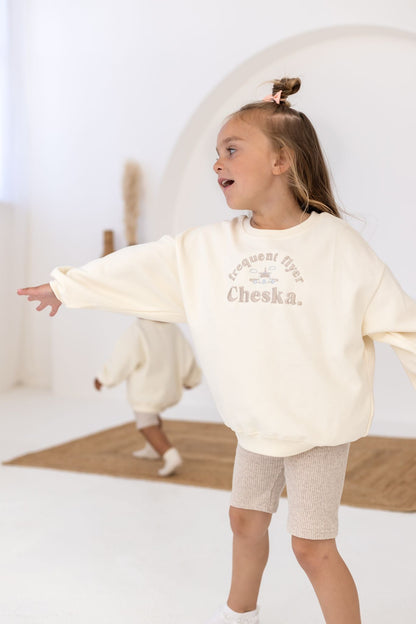 Flyer Signature Indi Elle Sweatshirt - Embroidery