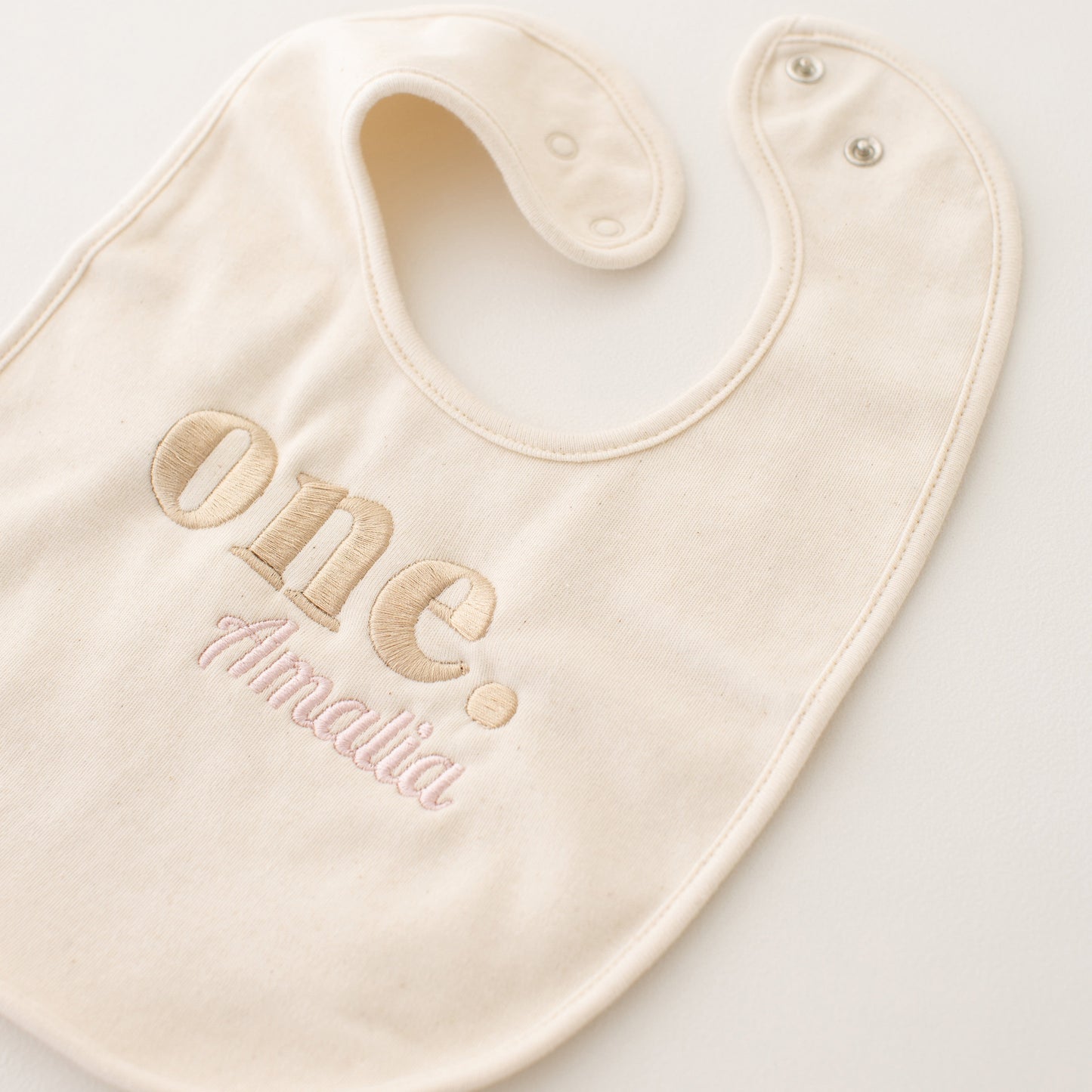 Birthday Bib - Name Embroidered