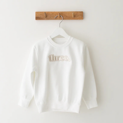 BUBBLE BIRTHDAY AGE SWEATSHIRT - (1ST-4TH BIRTHDAY)