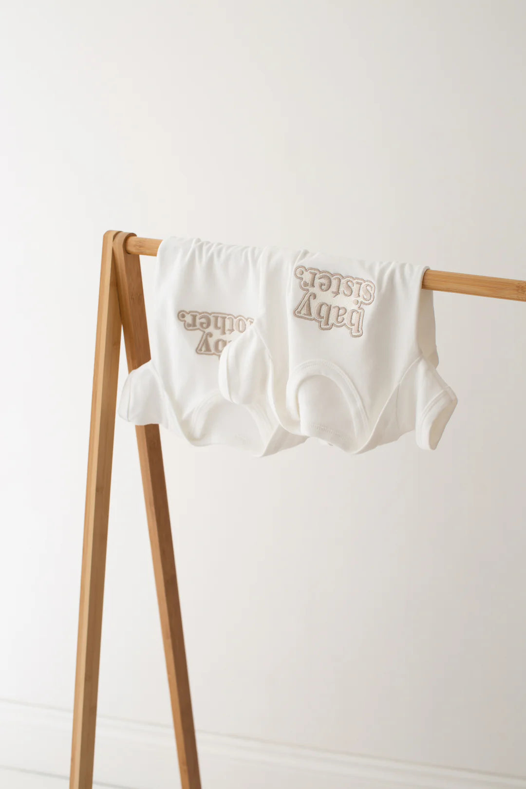 BABY SIBLING BABYGROW - EMBROIDERED