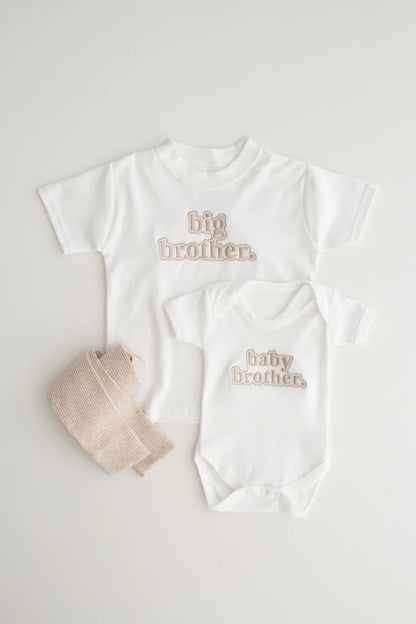 BABY SIBLING BABYGROW - EMBROIDERED